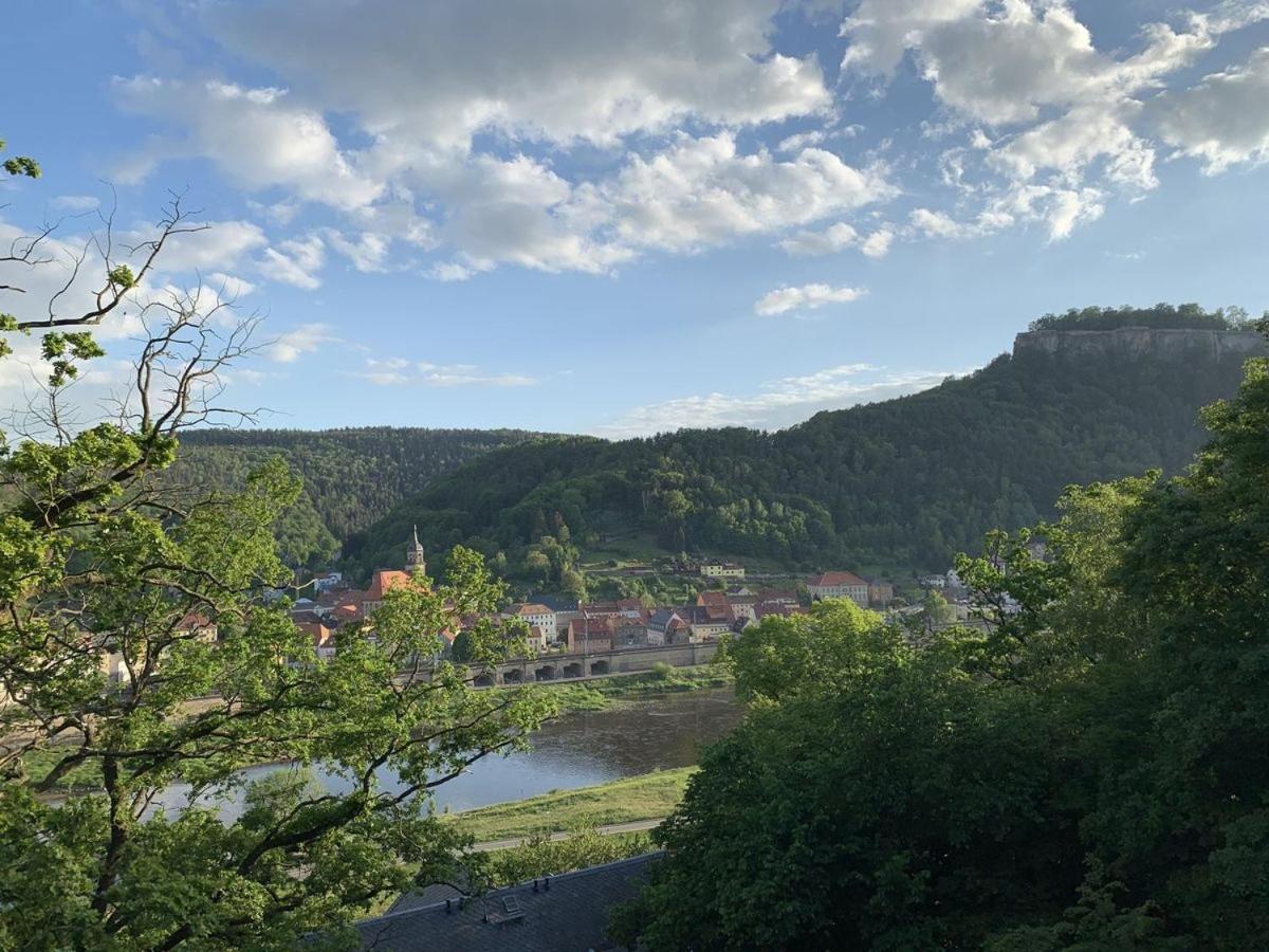 Luxusboofe - Ferienhaus Am Lilienstein Konigstein an der Elbe Exterior photo