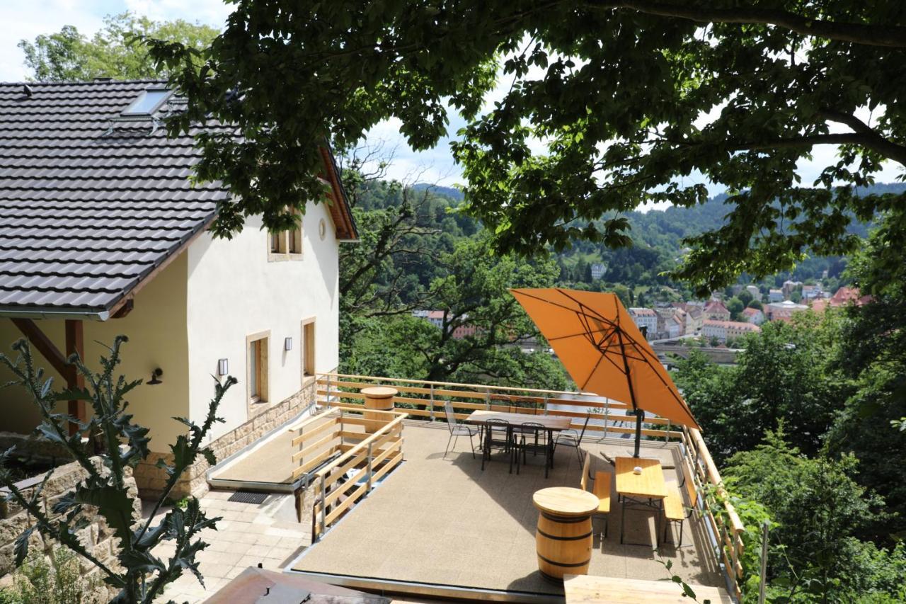 Luxusboofe - Ferienhaus Am Lilienstein Konigstein an der Elbe Exterior photo